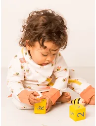 Honey Bee Zip-Up Romper - 4