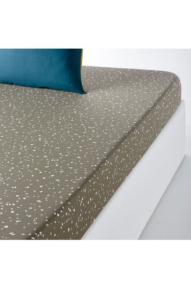 HILDA Spotted Cotton Fitted Sheet