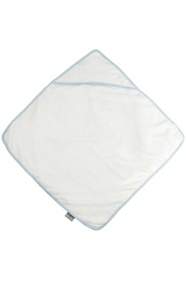 Towel City Baby Hooded Bath Towel (360 GSM) - White/Blue