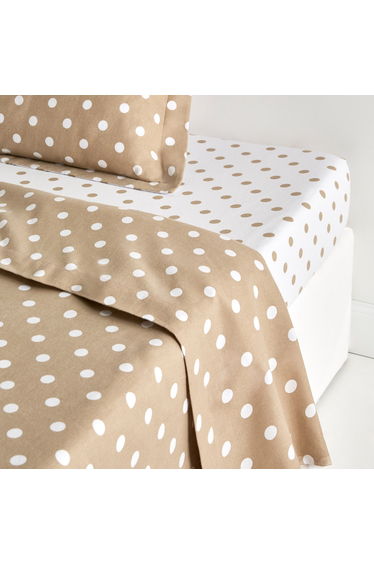 Clarisse Polka Dot Cotton Flat Sheet