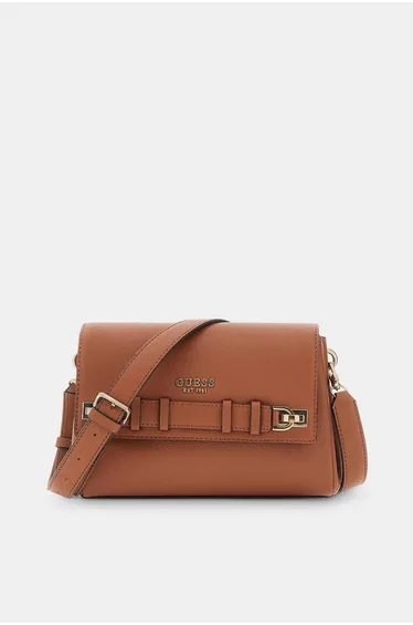 Gregoria Flap Crossbody Cognac Tan