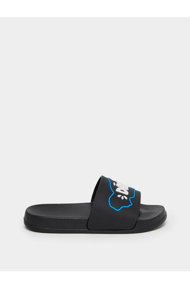 Boys Graphic Print Slippers