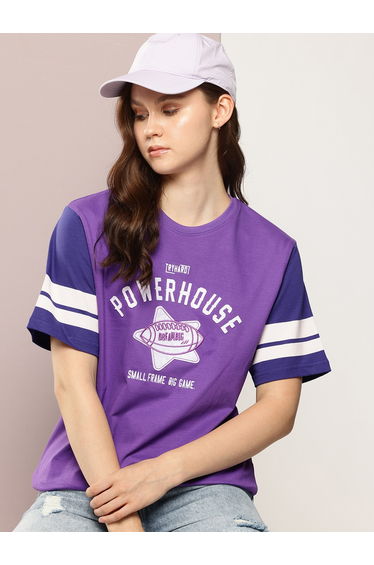 Women Oversized Printed T-Shirt