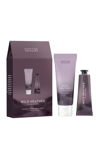 Scottish Fine Soaps Wild Heather Nourishing Skin Duo Set