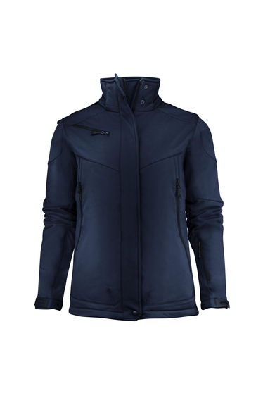 Printer Womens/Ladies Skeleton Soft Shell Jacket - Dark Navy