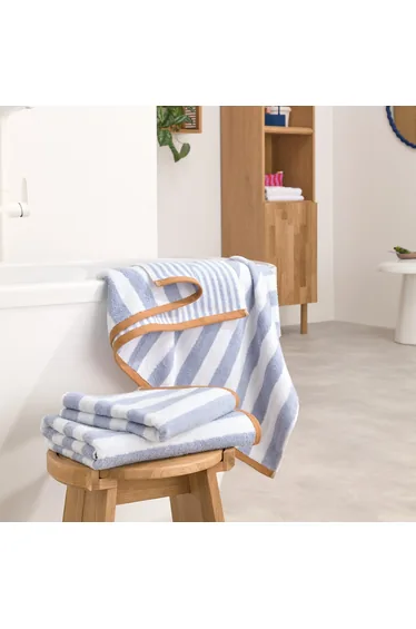 Dani Sttiped 100% Cotton Extra Large Bath Towel