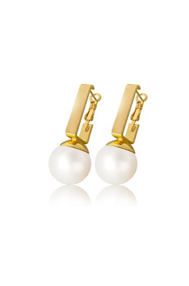 Faux Pearl Drop Earrings