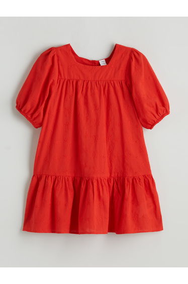 Patterned Girls' Jersey Dress
