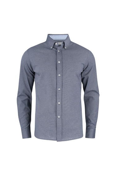 James Harvest Mens Burlingham Formal Shirt - Navy