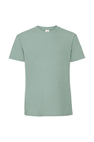 Fruit Of The Loom Mens Ringspun Premium T-Shirt - Sage