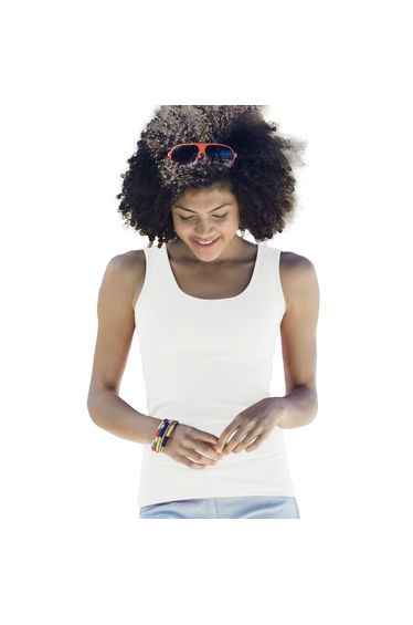 Fruit Of The Loom Ladies/Womens Lady-Fit Valueweight Vest - White