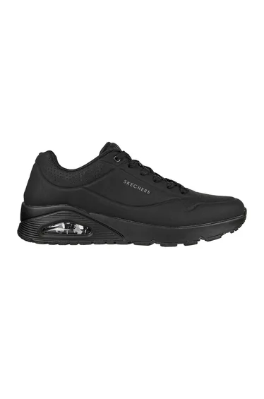 Skechers Mens Uno Stand On Air Skech-Air Trainers - Triple Black