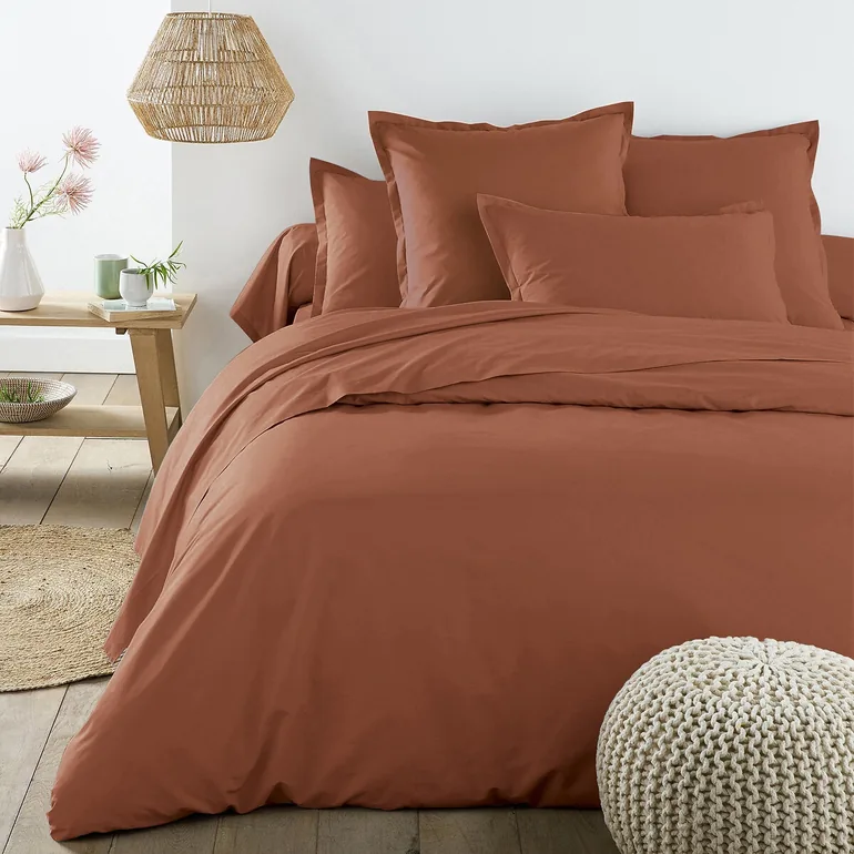 شرشف سرير قطن بحواف مطاطية إرتفاع 35سم  - 1