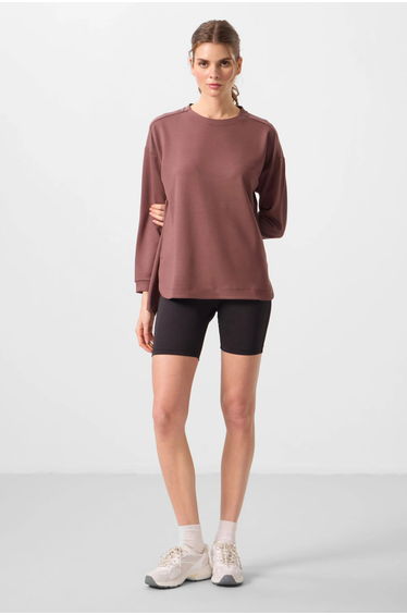 TOMMY Women's Long Ribbed Tunic Top