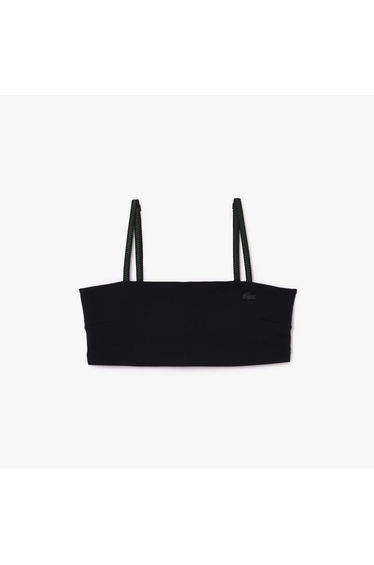 Women's Lacoste Quick Dry UV Protect Technical Bralette in Black