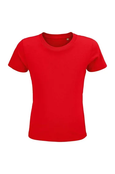 SOLS Childrens/Kids Crusader Organic T-Shirt - Red