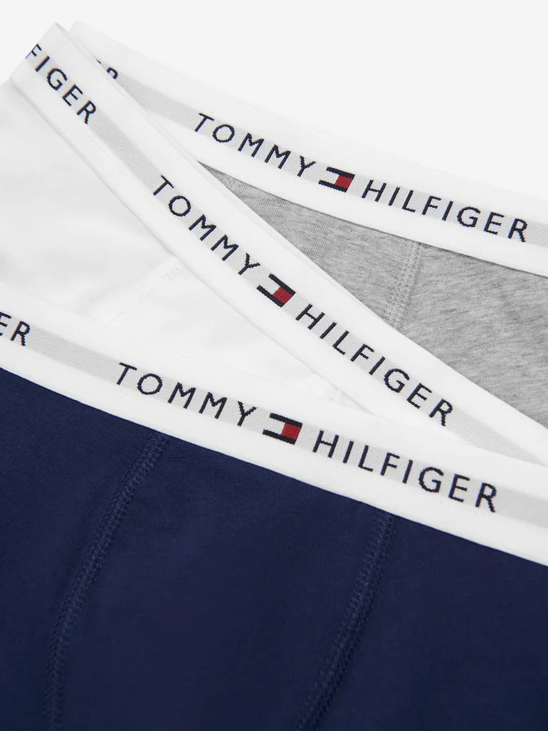 Tommy Hilfiger Boys 3 Pack Boxer Shorts Set in Grey - 5