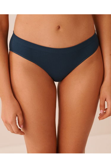 Seamless Fabric Ribbed Bikini Panty