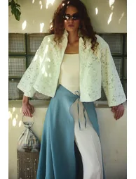 JACQUARD SEQUINED JACKET - 2