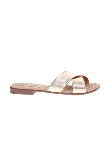 Double Strap Flat Sandals with Buckle