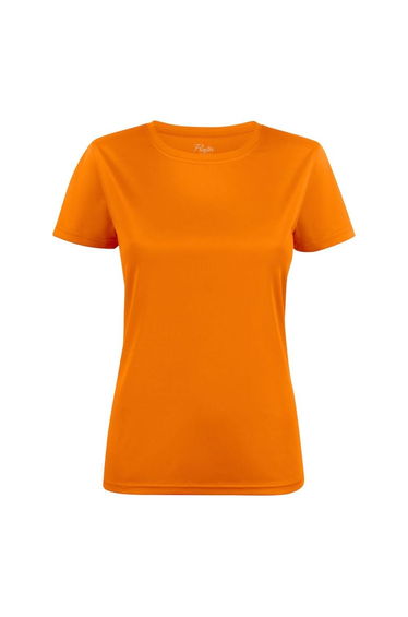 Printer RED Womens/Ladies Run T-Shirt - Orange