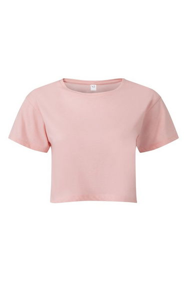 TriDri Womens/Ladies TriDri Crop Top - Light Pink