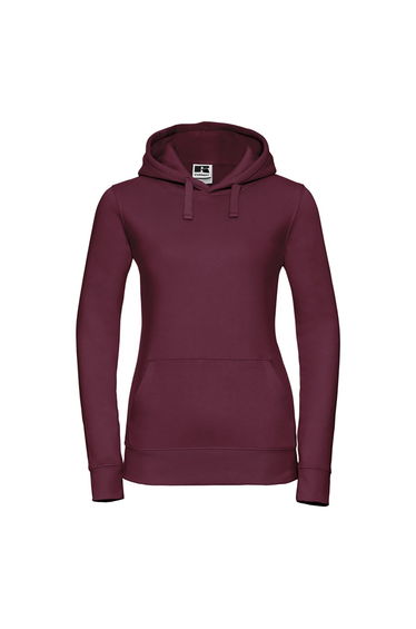 Russell Womens Premium Authentic Hoodie (3-Layer Fabric) - Burgundy