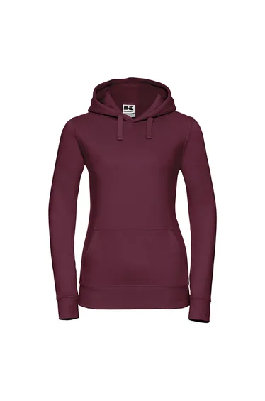 Russell Womens Premium Authentic Hoodie (3-Layer Fabric) - Burgundy