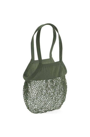 Westford Mill Mesh Tote Bag - Olive Green