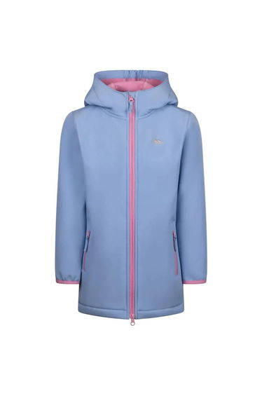 Trespass Girls Brennagh Soft Shell Jacket - Cornflower