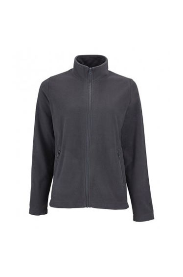 SOLS Womens/Ladies Norman Fleece Jacket - Charcoal