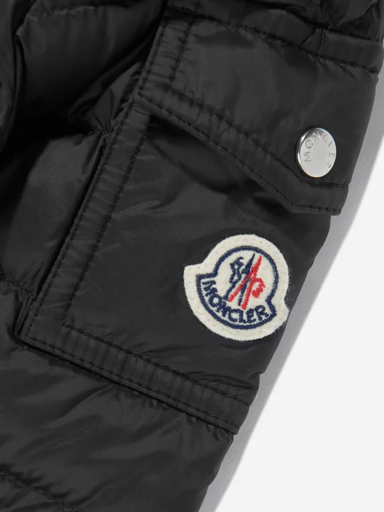 Boys Down Padded Lauros Jacket in Black - 2