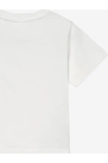 Palm Angels Girls Stickers Bear Regular T-Shirt in Ivory