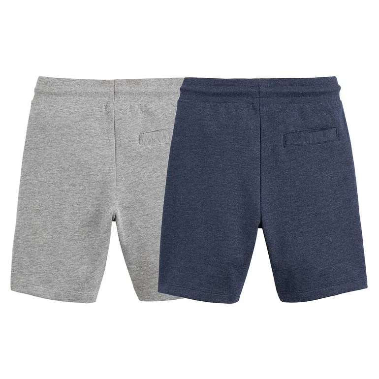 Pack of 2 Bermuda Shorts in Cotton Fleece - 2
