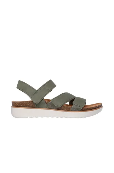 صندل سكيتشرز باللون الأخضر