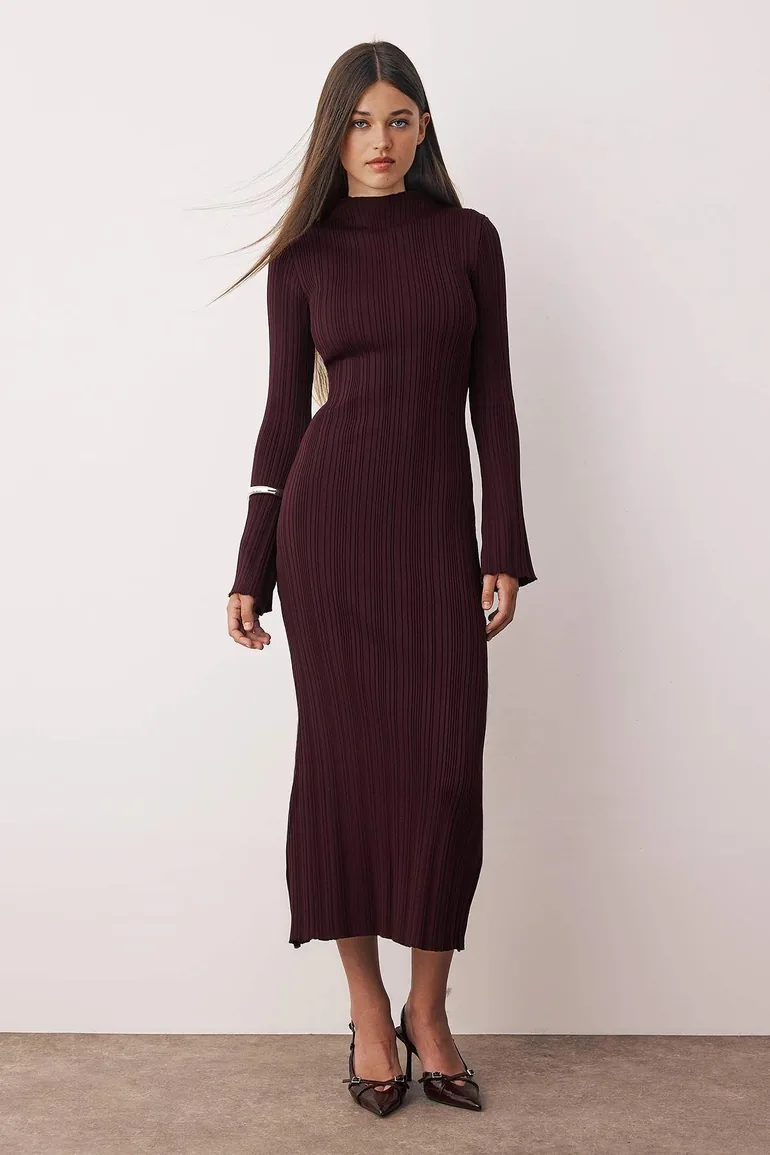 retrofete audrina knit dress Navy Knit Dress | Audrina Dress