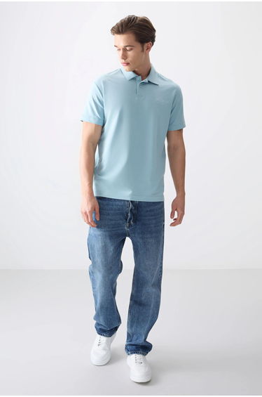 TOMMY Oversized Polo Collar T-Shirt