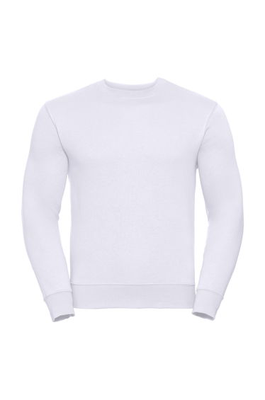 Russell Mens Authentic Sweatshirt (Slimmer Cut) - White