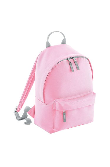 Bagbase Fashion Mini Backpack - Classic Pink/Light Grey