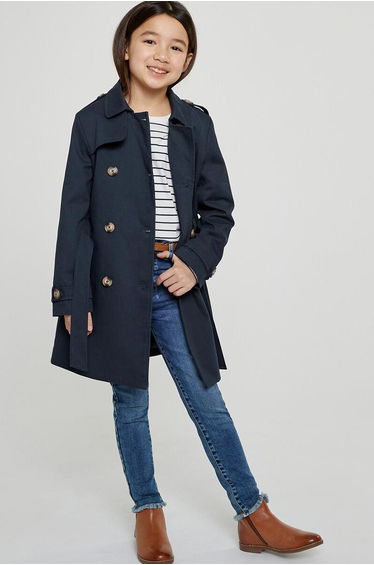 Les Signatures - Cotton Belted Trench Coat