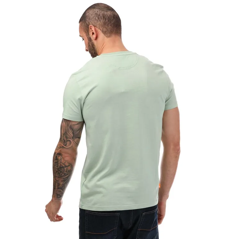 Men's Timberland Short Sleeve T-Shirt in Green - 1