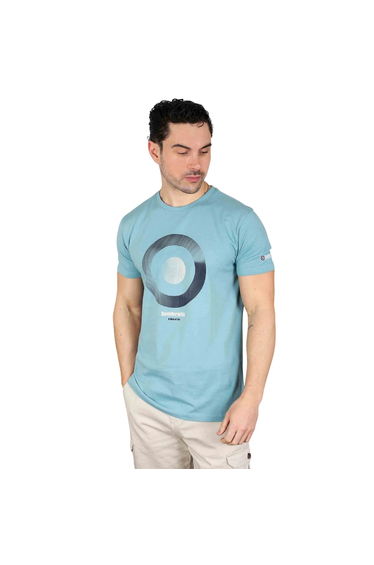 Lambretta Mens Target Shade T-Shirt - Cameo Blue