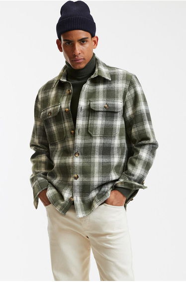 Checked Regular Fit Shirt with Long Sleeves