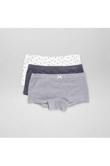 Pack of 3 pairs of shorts BLACK