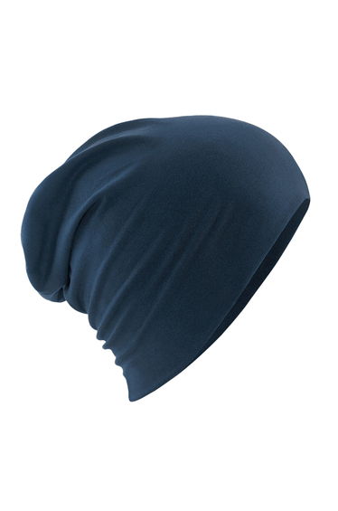 Beechfield Unisex Hemsedal Cotton Slouch Beanie - French Navy