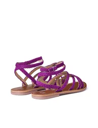 Leather Plaited Sandals - 3
