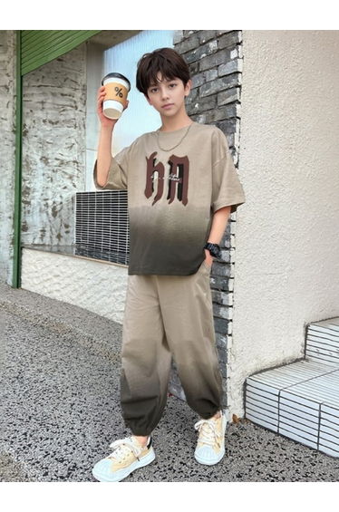 Boys Graphic Print T-Shirt and Joggers Set