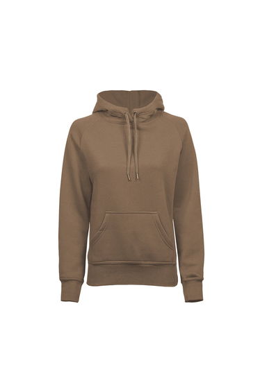 Tee Jays Womens/Ladies Raglan Hooded Sweatshirt - Wood