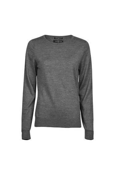 Tee Jays Womens/Ladies Sweatshirt - Grey Melange