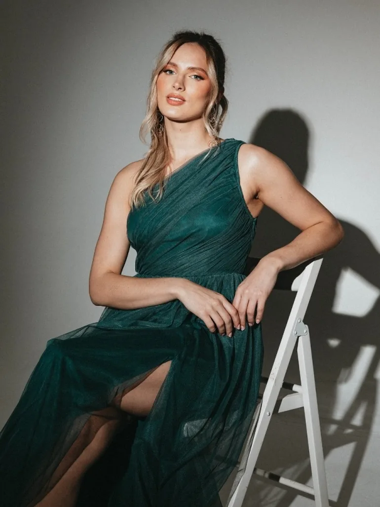 anaya one shoulder dress Anaya With Love Recycled Buttercream One Shoulder Maxi Dress Plaza Collection
